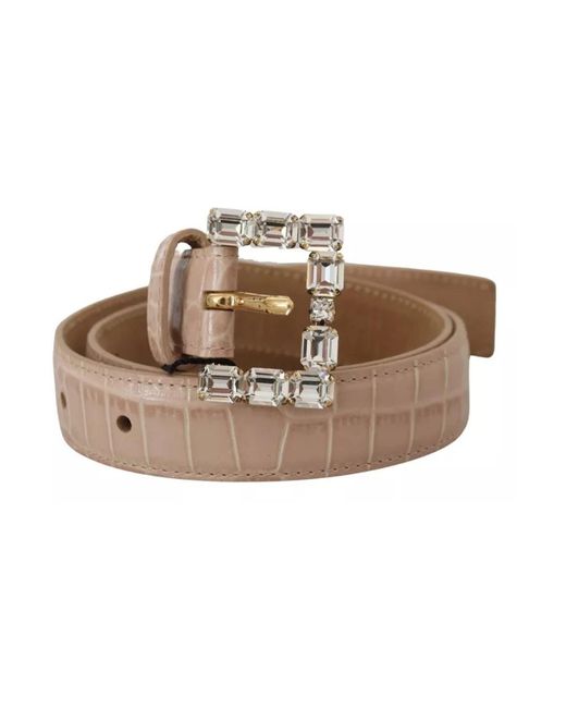 Dolce & Gabbana Brown Belts