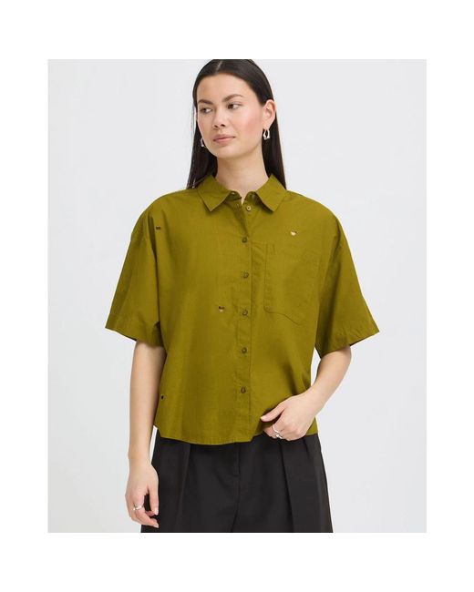 Shirts Ichi de color Green
