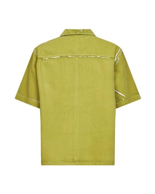 Marni Green Short Sleeve Shirts for men