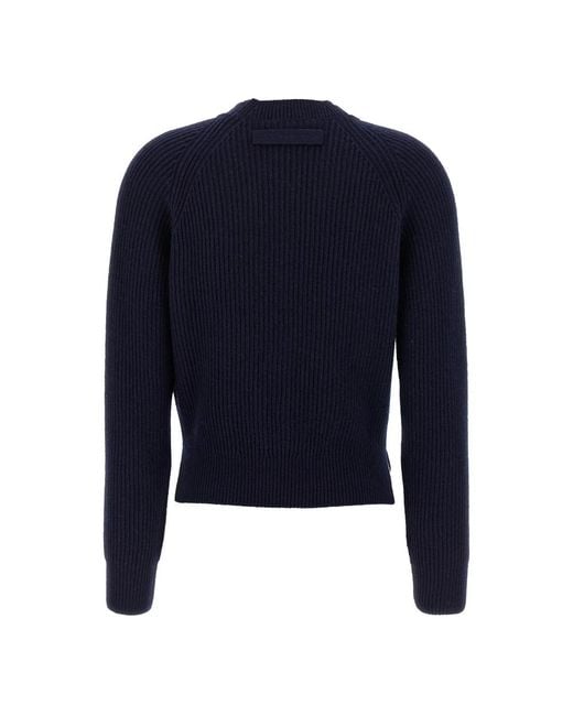 V-Neck Knitwear Victoria Beckham en coloris Blue