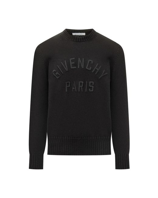 Givenchy Black Round-Neck Knitwear for men