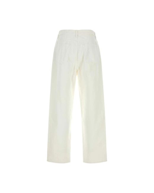 Jil Sander White Straight Fit Jeans for men
