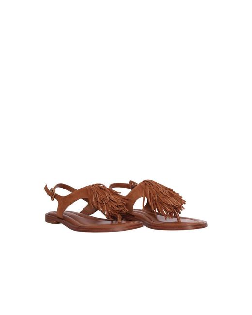 Flat Sandals Michael Kors en coloris Brown