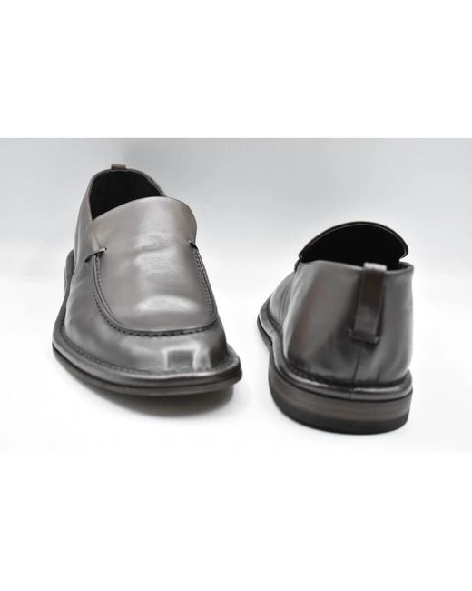 Pantanetti Gray Loafers for men