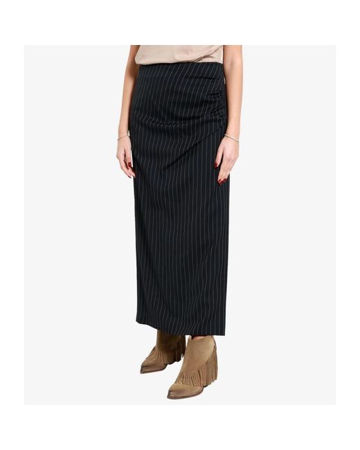 MSGM Rokken ,Blauw ,High-Waisted Ruffle Rok in het Blue
