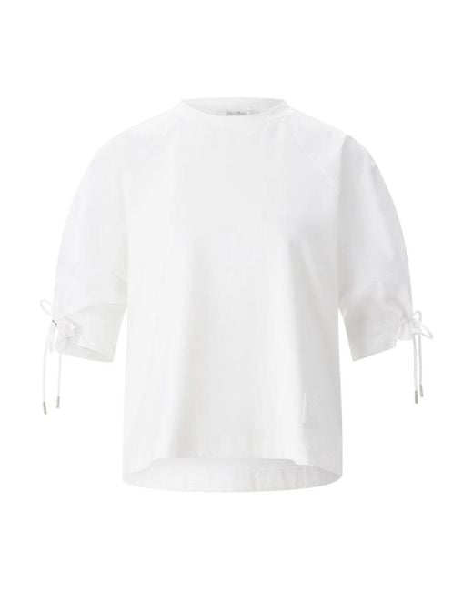 T-Shirts Max Mara de color White