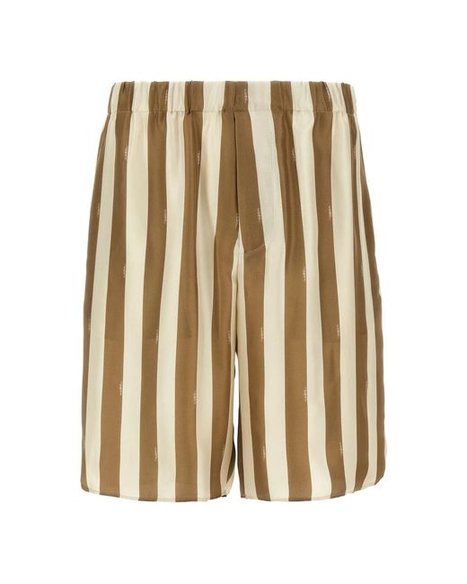 Fendi Bermuda Shorts in het Natural voor heren