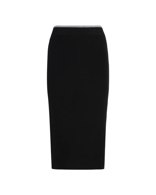 Pinko Midi Skirts in het Black