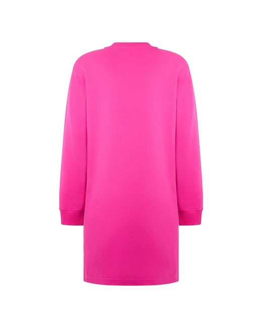 Moschino Bad Teddy Bear Print Jurk in het Pink