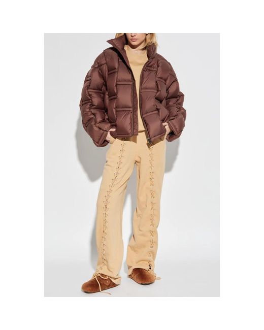 RAXXY Jassen ,Bruin ,Puffer Jacket Met Turtle Neck in het Brown