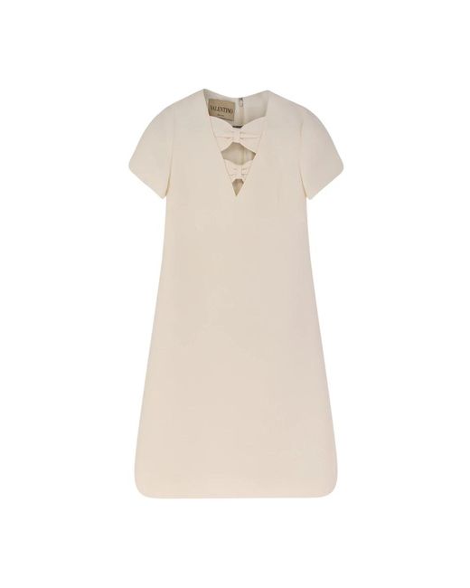 Valentino Natural Short Dresses