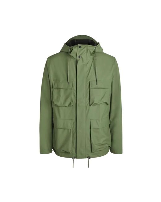 Rains Green Rain Jackets for men