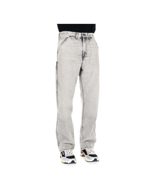 Haikure Gray Straight Fit Jeans for men