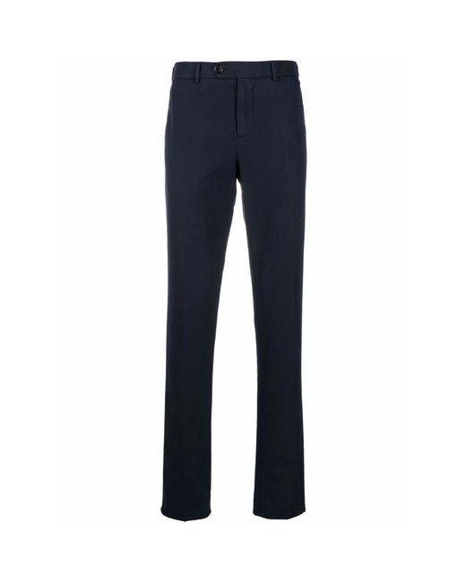 Brunello Cucinelli Blue Slim-Fit Trousers for men