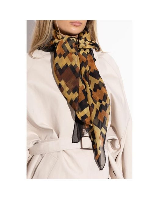 Moschino Silky Scarves in het Black