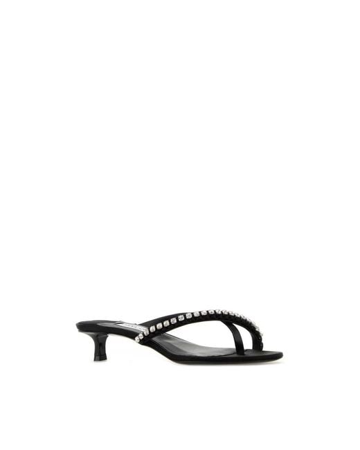 Jimmy Choo Black Heeled Mules