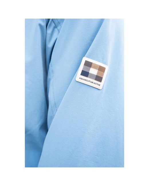 Aquascutum Shell Harrington in het Blue voor heren
