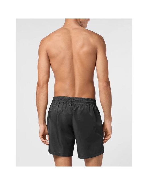 Philipp Plein Gray Beachwear for men