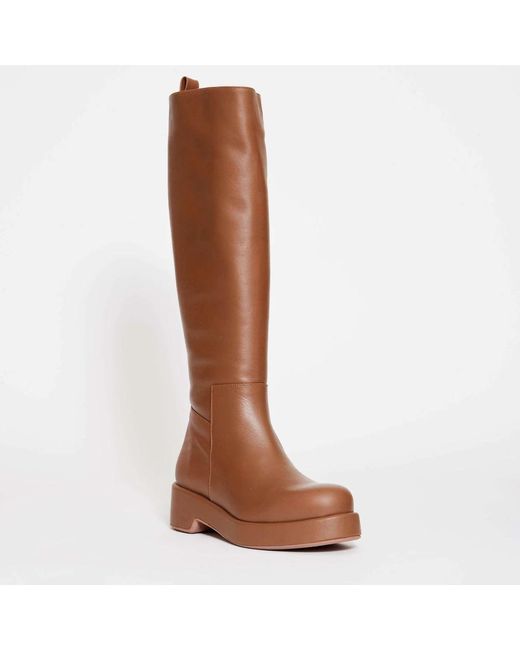 Paloma Barceló Brown Knee Boots