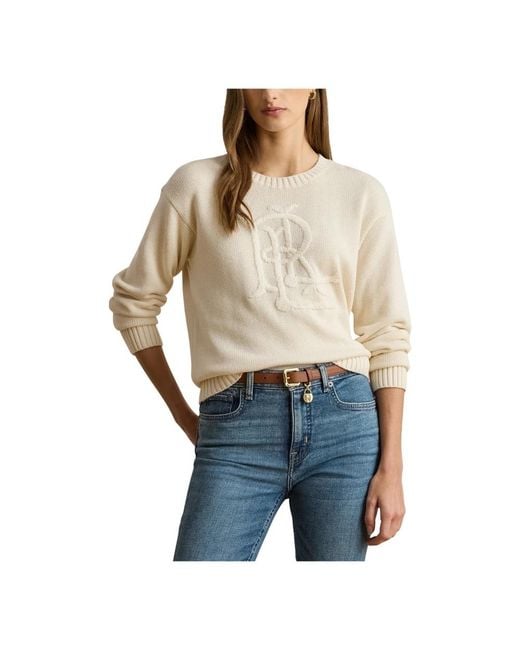 Ralph Lauren Natural Round-Neck Knitwear