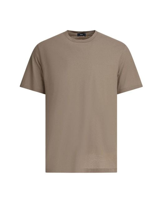 Herno Gray T-Shirts for men