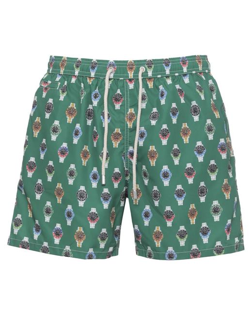 Mc2 Saint Barth Green Beachwear for men