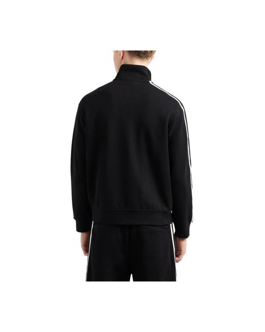 Emporio Armani Black Zip-Throughs for men