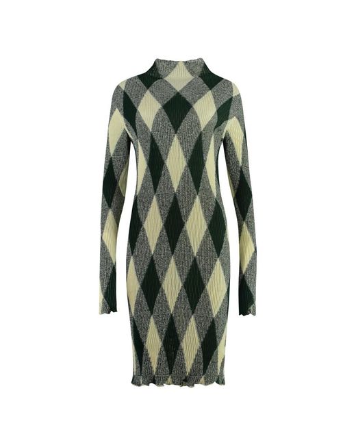 Burberry Green Short Dresses