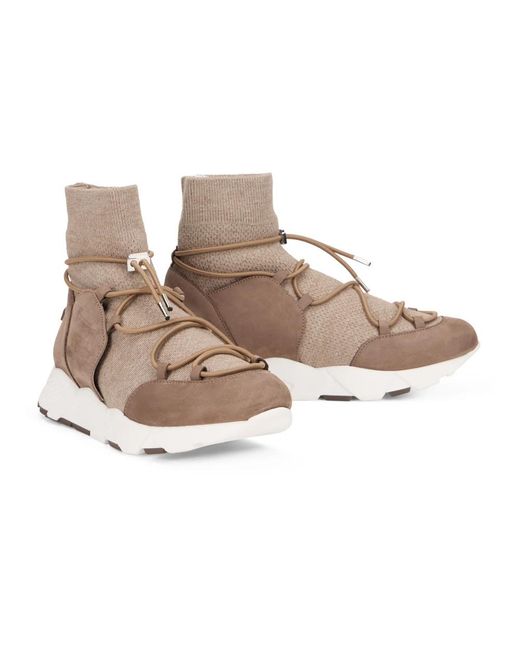 Peserico Gray Sneakers
