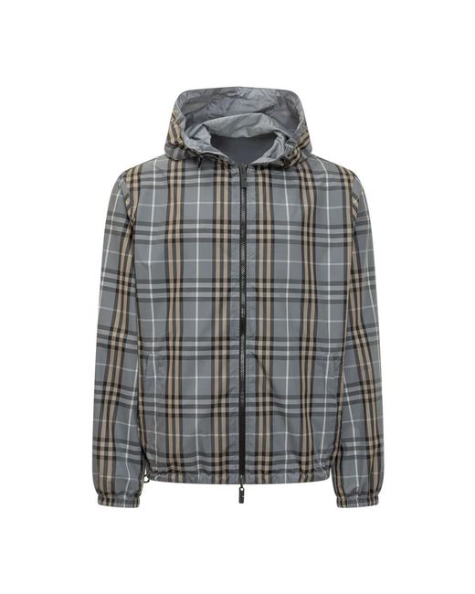 Burberry Gray Light Jackets for men