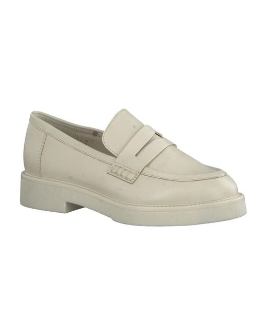 Marco Tozzi White Loafers