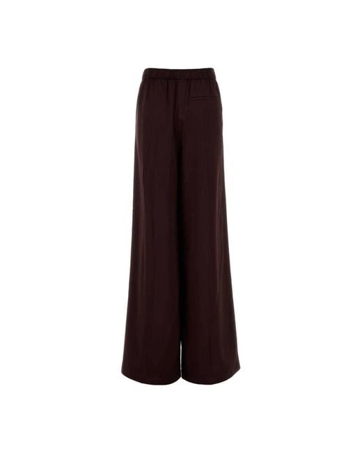 Tory Burch Purple Wide Trousers