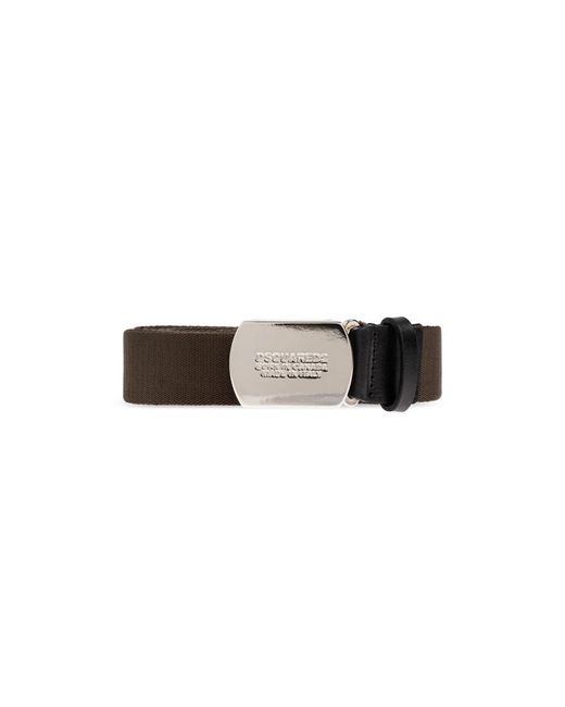 DSquared² Logo Gürtel in Black für Herren