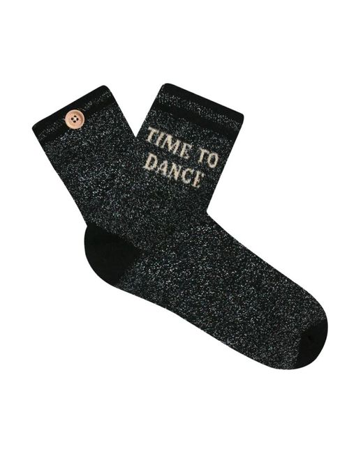 Cabaïa Black Glitzernde unzertrennliche socken - schwarz