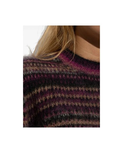 Isabel Marant Purple Round-Neck Knitwear