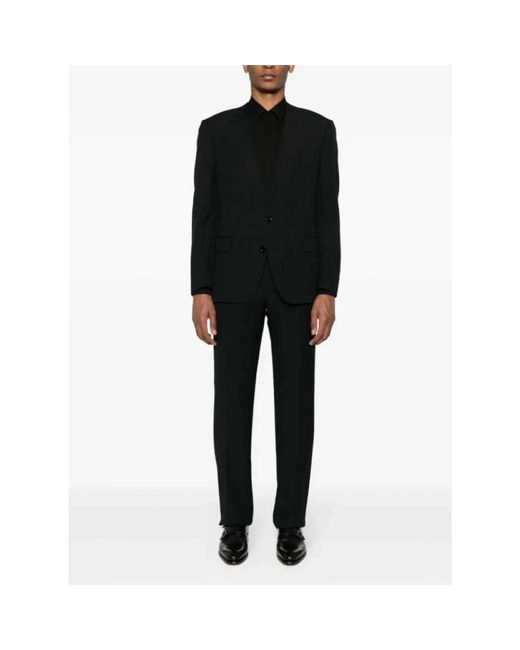 Suit Trousers Lardini de hombre de color Black