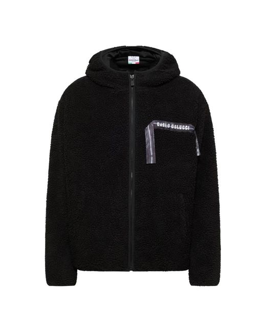 carlo colucci Teddy Jacket in het Black voor heren