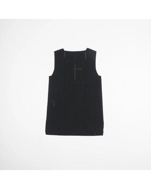Max Mara Black Sleeveless Tops