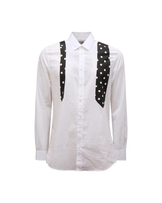 Moschino Gray Casual Shirts for men