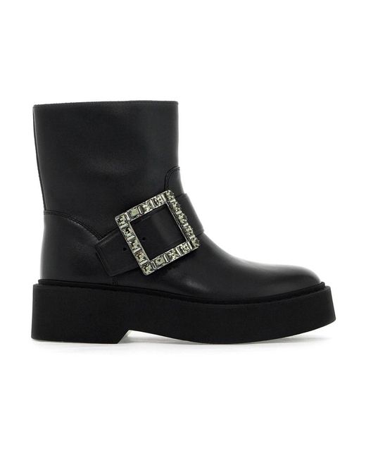 Roger Vivier Black Ankle Boots