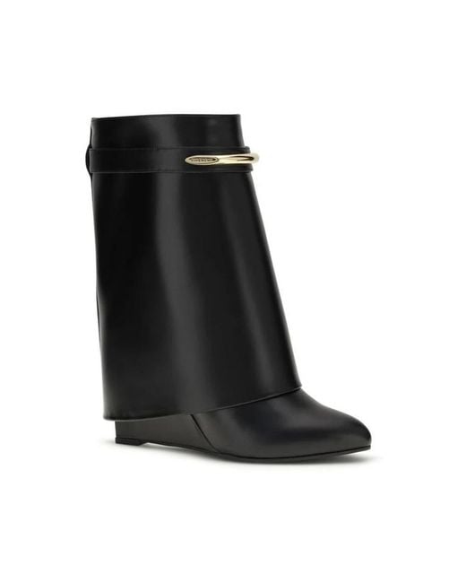 Givenchy Black Shark Pinch Ankle Boots