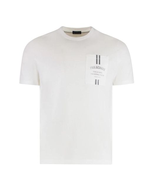 T-Shirts Paul & Shark de hombre de color White
