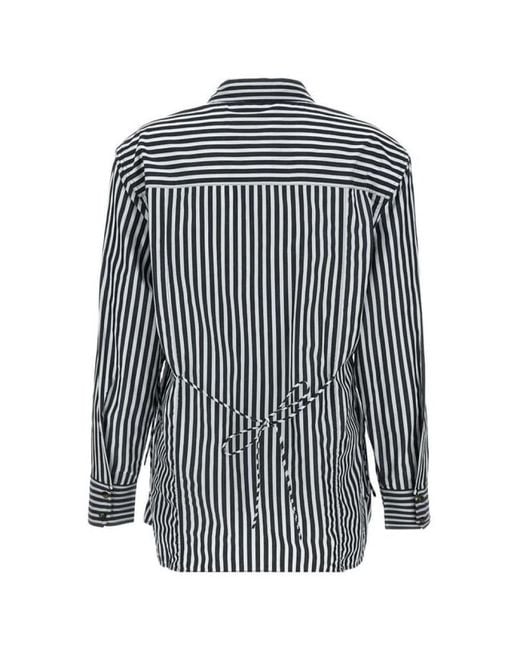 Shirts Ganni en coloris Black