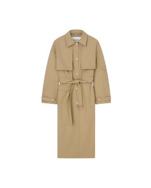Trench Coats Nanushka en coloris Natural
