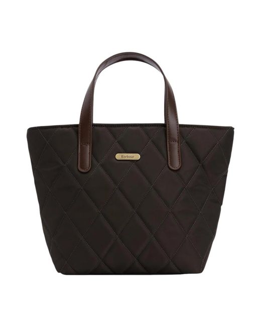 Barbour Black Mini Stepp-Tragetasche