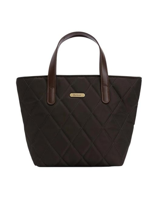 Barbour Black Shopping Bags