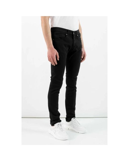 Dondup Black Slim-Fit Jeans for men
