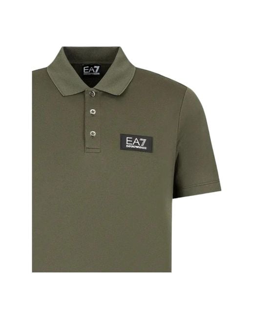 EA7 Green Polo Shirts for men