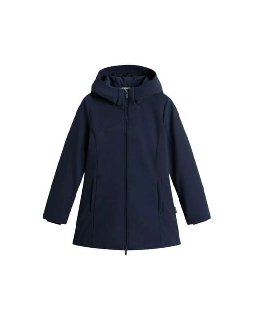 Woolrich Blue Winter Jackets