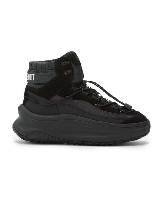 Moon Boot Moon247 Xlace Mid in het Black voor heren